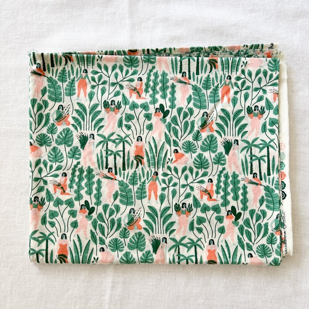 1.3 yd - Cloud 9 Fabrics - Ethereal Jungle - Botanical Babes - Fabric